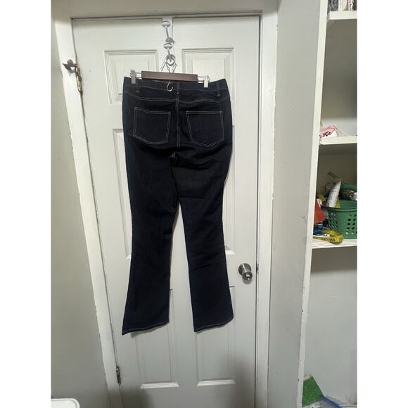 Woman Within Women’s 12W Tall Blue Boot Cut Jeans With Pockets‎ Plus Size EUC - Picture 3 of 10